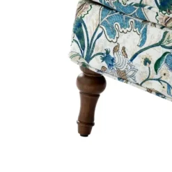 Accent Chairs-Kirkland's Home Blue And White Floral Classic Accent Chair Blue/White