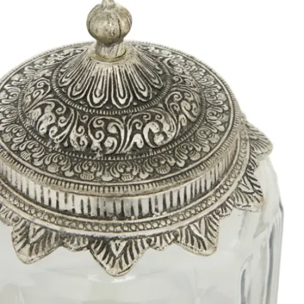 Decorative Bowls & Jars-Kirkland's Home Blue And White Floral Ginger Jar White/Blue