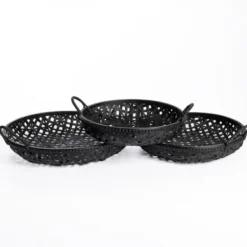 Decorative Trays-Kirkland's Home Blue And White Floral Trays, Set Of 2 Blue/White