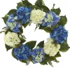 Wreaths-Kirkland's Home Blue And White Hydrangea Wreath Blue/White