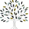 Wall Plaques-Kirkland's Home Blue And Yellow Tree Wall Plaque Silver/Blue/Yellow