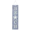 Wall Quotes & Signs-Kirkland's Home Blue Beach Starfish Wall Sign Blue/White