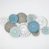 Wall Plaques-Kirkland's Home Blue Bohemian Metal Plate Wall Plaque Blue/Gray
