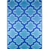 Outdoor Rugs-Kirkland's Home Blue Cabana Stripe Indoor/Outdoor Area Rug, 3X5 Blue/Ivory