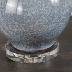 Table Lamps-Kirkland's Home Blue Ceramic Hourglass Table Lamp White