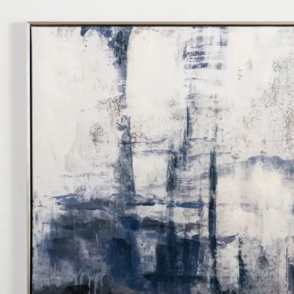 Canvas Art-Kirkland's Home Blue Era Abstract I Framed Canvas Art Print Blue/Gray