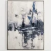 Canvas Art-Kirkland's Home Blue Era Abstract Ii Framed Canvas Art Print Blue/White