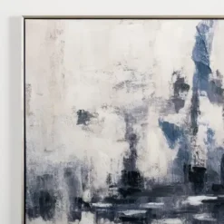 Canvas Art-Kirkland's Home Blue Era Abstract Ii Framed Canvas Art Print Blue/White