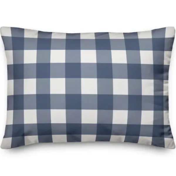 Pillows-Kirkland's Home Blue Grandma'S Bed And Breakfast Accent Pillow Blue/White