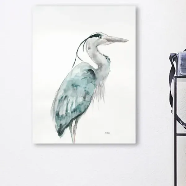 Canvas Art-Kirkland's Home Blue Heron I Canvas Art Print Blue/White