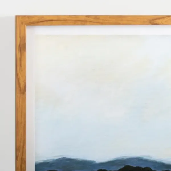 Framed Art-Kirkland's Home Blue Inkland Framed Art Print Green/Blue/White