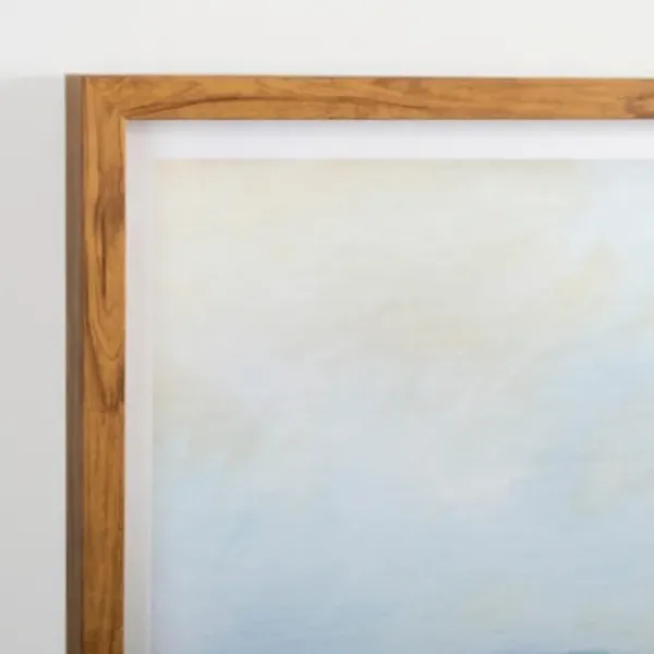 Framed Art-Kirkland's Home Blue Inkland Framed Art Print Green/Blue/White