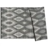 Outdoor Rugs-Kirkland's Home Blue Malibu Leafy Outdoor Area Rug, 7X10 Blue/Gray