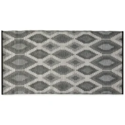 Outdoor Rugs-Kirkland's Home Blue Malibu Leafy Outdoor Area Rug, 7X10 Blue/Gray