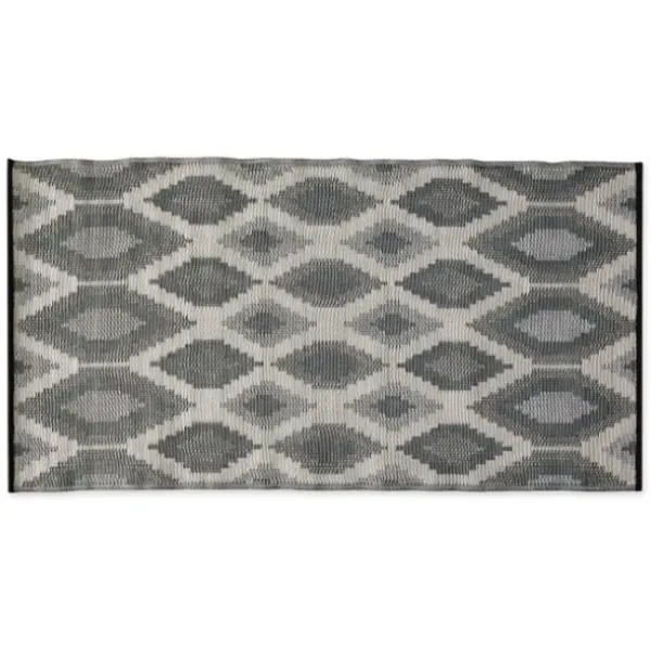 Outdoor Rugs-Kirkland's Home Blue Malibu Leafy Outdoor Area Rug, 7X10 Blue/Gray