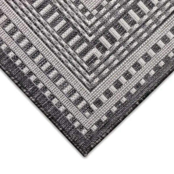 Outdoor Rugs-Kirkland's Home Blue Malibu Palms Outdoor Area Rug, 7X9 Blue/Gray