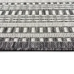 Outdoor Rugs-Kirkland's Home Blue Malibu Palms Outdoor Area Rug, 7X9 Blue/Gray
