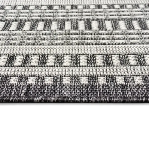 Outdoor Rugs-Kirkland's Home Blue Malibu Palms Outdoor Area Rug, 7X9 Blue/Gray