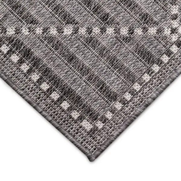 Outdoor Rugs-Kirkland's Home Blue Malibu Stripes Outdoor Area Rug, 7X10 Blue/Gray