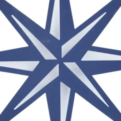 Wall Plaques-Kirkland's Home Blue Metal Layered Star Plates Wall Plaque Blue/White