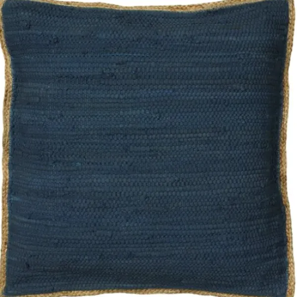 Pillows-Kirkland's Home Blue Moon Riley Pillow Blue/Tan