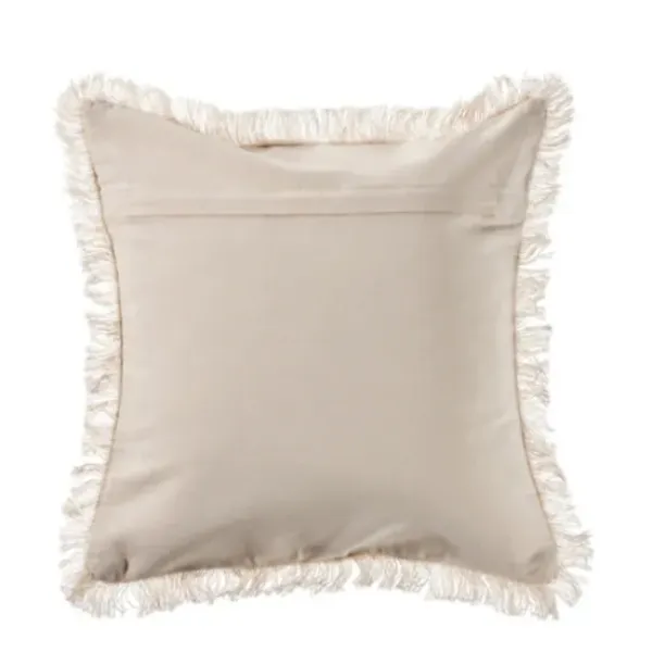 Pillows-Kirkland's Home Blue Octopus Accent Pillow With Fringe Blue/Tan