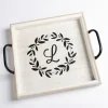 Decorative Trays-Kirkland's Home Blue Scroll Ceramic Divided Tray Blue/White