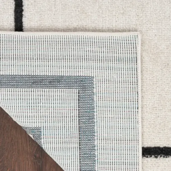 Outdoor Rugs-Kirkland's Home Blue Shades Striped Indoor/Outdoor Area Rug, 7X9 Blue/White