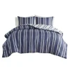Comforters-Kirkland's Home Blue Stripe Jackson 3-Pc. Full/Queen Comforter Set Blue/White