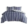 Duvets-Kirkland's Home Blue Stripe Reversible 3-Pc. Queen Duvet Cover Set Blue/White