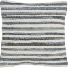 Pillows-Kirkland's Home Blue Striped Textured Denim Pillow Blue/White