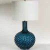 Table Lamps-Kirkland's Home Blue Tinted Bubble Gourd Table Lamp White