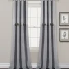 Curtains & Drapes-Kirkland's Home Blue Weeping Flower Curtain Panel Set, 95 In. Blue/Gray/White