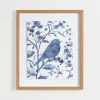 Framed Art-Kirkland's Home Bluebird On Branch I Framed Art Print Blue/White