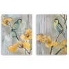 Canvas Art-Kirkland's Home Bluebirds And Blossoms Canvas Art Prints, Set Of 2 Yellow/Gray/Blue
