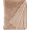 Blankets & Throws-Kirkland's Home Blush Faux Sheared Mink Throw Pink