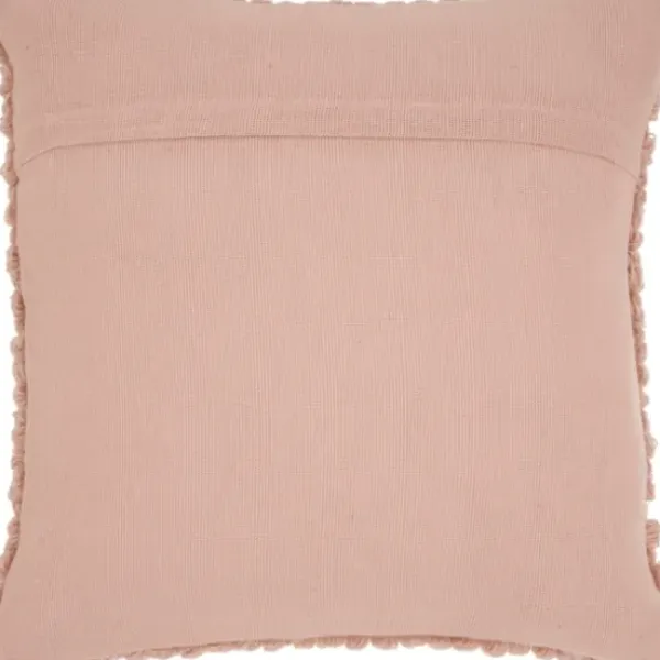 Pillows-Kirkland's Home Blush Looped Yarn Wool Pillow Pink