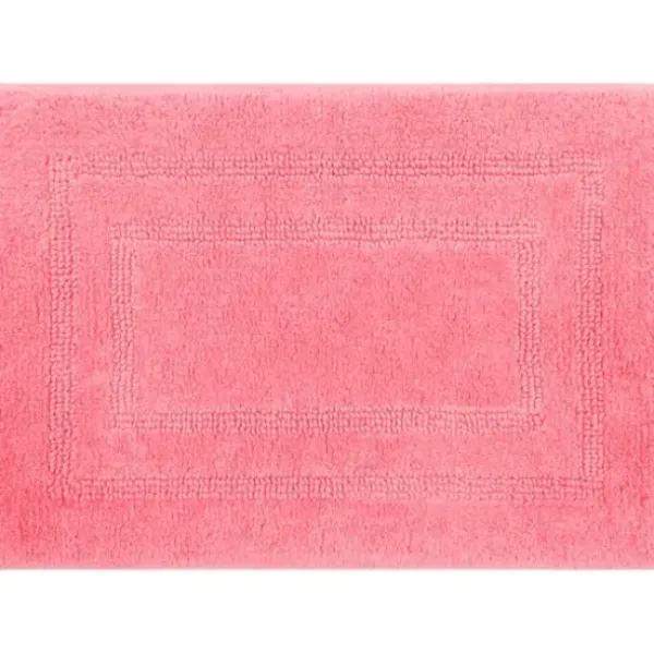 Bathroom Rugs-Kirkland's Home Blush Memory Foam Chenille Bath Mat, 34 In. Pink