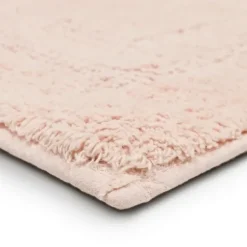 Bathroom Rugs-Kirkland's Home Blush Reversible Cotton Bath Mat, 45 In. Pink