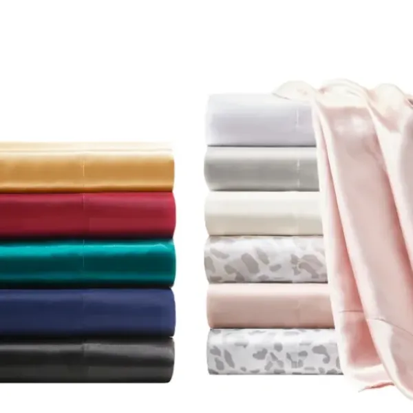 Bed Sheets-Kirkland's Home Blush Satin King 2-Pc. Pillow Case Set Pink