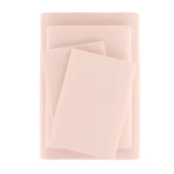 Bed Sheets-Kirkland's Home Blush Ultra Soft 4-Pc. Full Sheet Set Pink