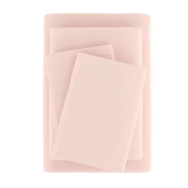 Bed Sheets-Kirkland's Home Blush Ultra Soft 4-Pc. Twin Xl Sheet Set Pink