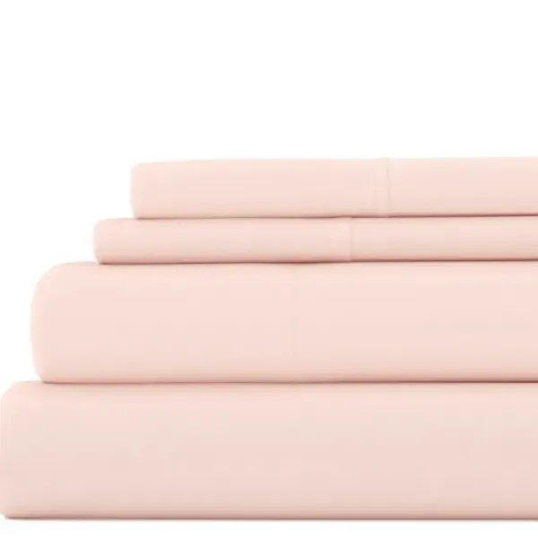 Bed Sheets-Kirkland's Home Blush Ultra Soft 3-Pc. Twin Sheet Set Pink