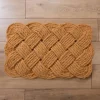 Doormats-Kirkland's Home Bonjour Ciao Hola Doormat Tan/White