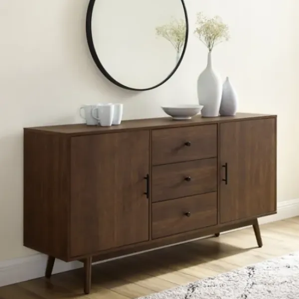 Cabinets & Sideboards-Kirkland's Home Bonnie Brown Midcentury Sideboard Cabinet