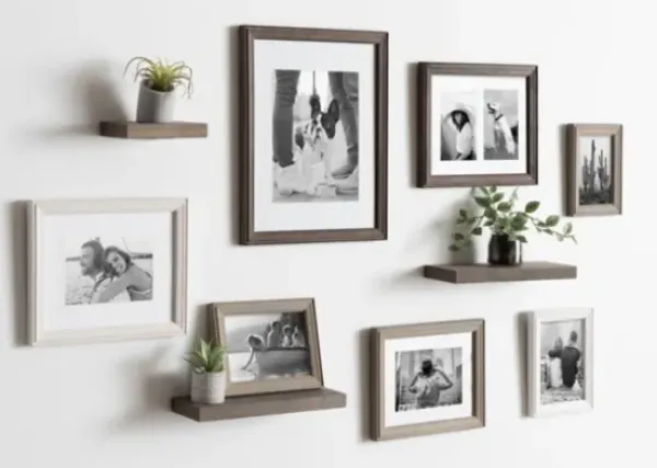 Gallery Wall Frames-Kirkland's Home Bordeaux 10-Pc. Gallery Wall Frame And Shelf Set