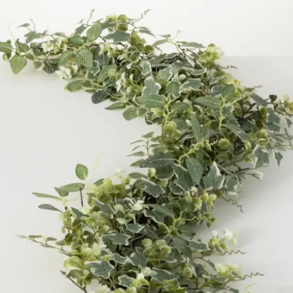 Arrangements & Greenery-Kirkland's Home Botanical Foliage Garland Green