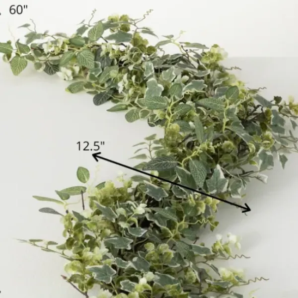Arrangements & Greenery-Kirkland's Home Botanical Foliage Garland Green