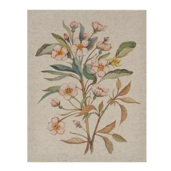 Canvas Art-Kirkland's Home Botanical Linen Art Prints, Set Of 3 Multi