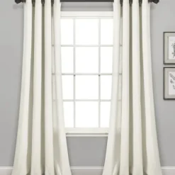 Curtains & Drapes-Kirkland's Home Box Pleated Single Curtain Panel, 84 In. Gray